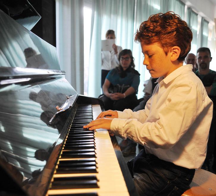 Una mattinata di musica alla Giusti