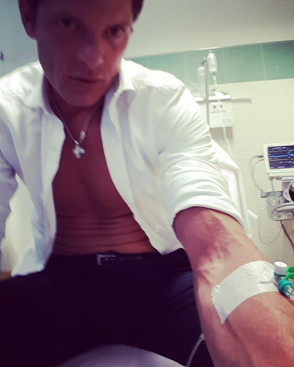 Montano in ospedale