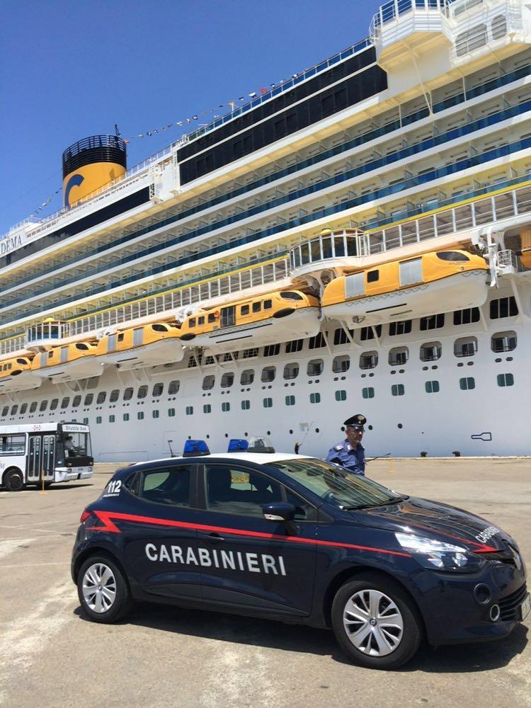 Cagliari, sulla nave Costa Diadema crocierista ubriaco pesta la fidanzata e le rompe il naso 