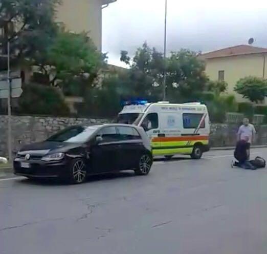 La scena dell'incidente a Santa Maria di Buggiano
