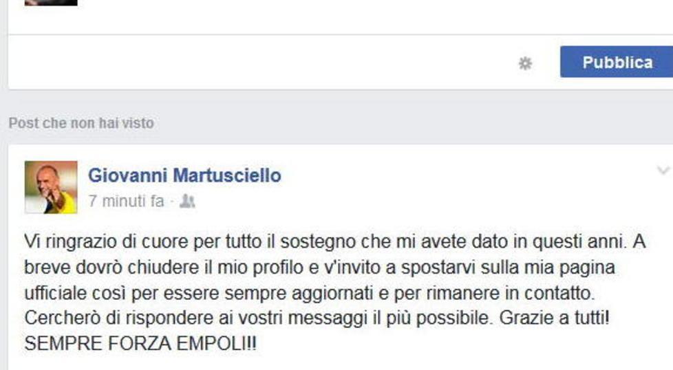 Martusciello cambia anche sui social