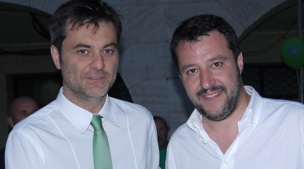 Salvini con Contri a Corporeno 