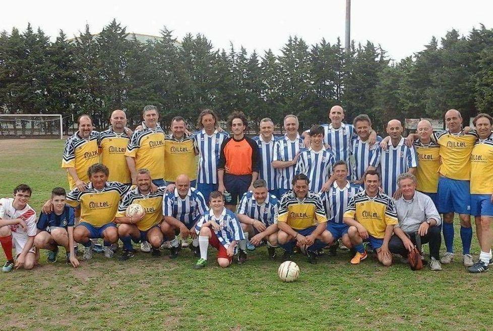Le vecchie glorie del Sauro in campo in ricordo di Culicchi