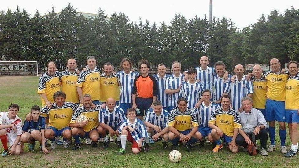 Le vecchie glorie del Sauro in campo in ricordo di Culicchi