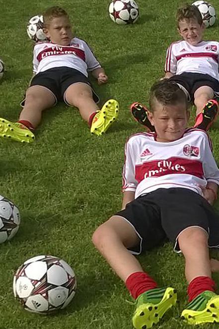 All’Arbatax Park la scuola calcio del Milan
