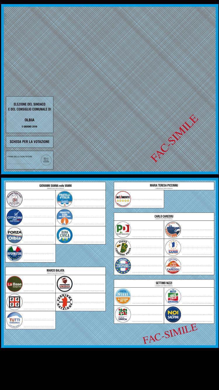 La scheda elettorale