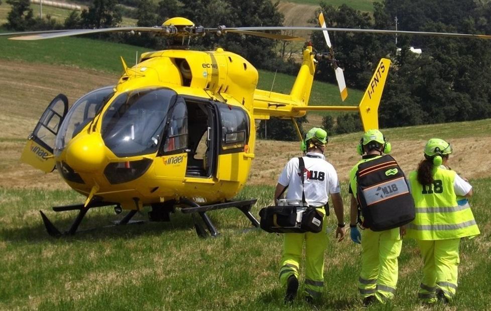 Montese, cade in moto: 26enne all’ospedale 