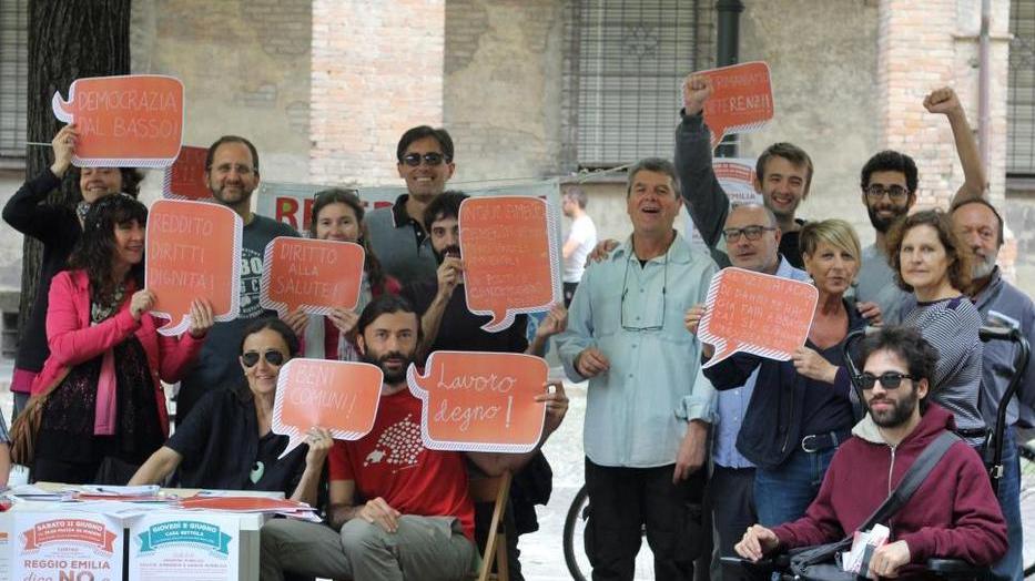 Piazza 24 maggio, cartelli e proteste contro Matteo Renzi