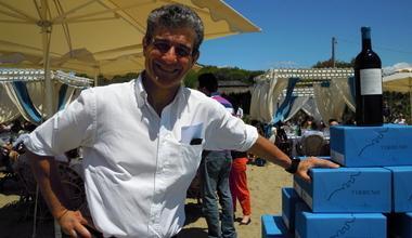 La Fiumara, 30 maggio 2016, Francesco Mazzei presenta il suo rosso "Tirreno" (foto G.Mezzana) 
