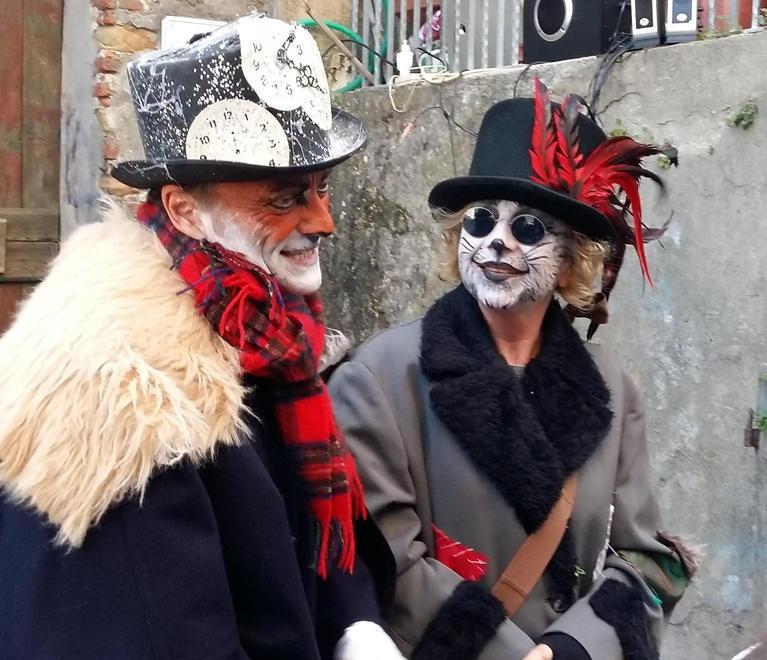 Gli attori dell'evento dedicato a Pinocchio