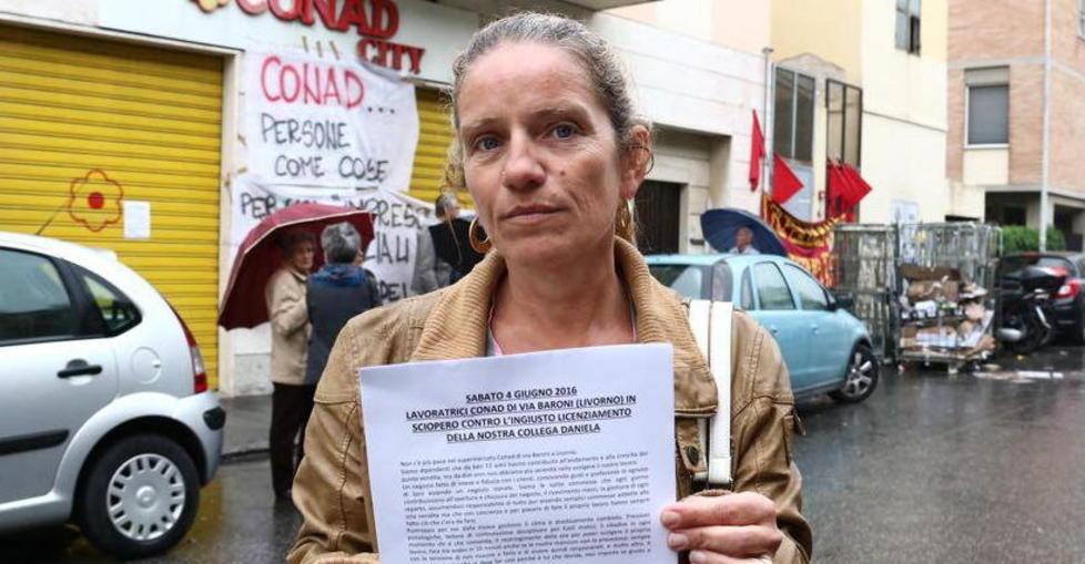 Conad aperto a metà e sciopero di due ore «Falsità sulla Gori» 