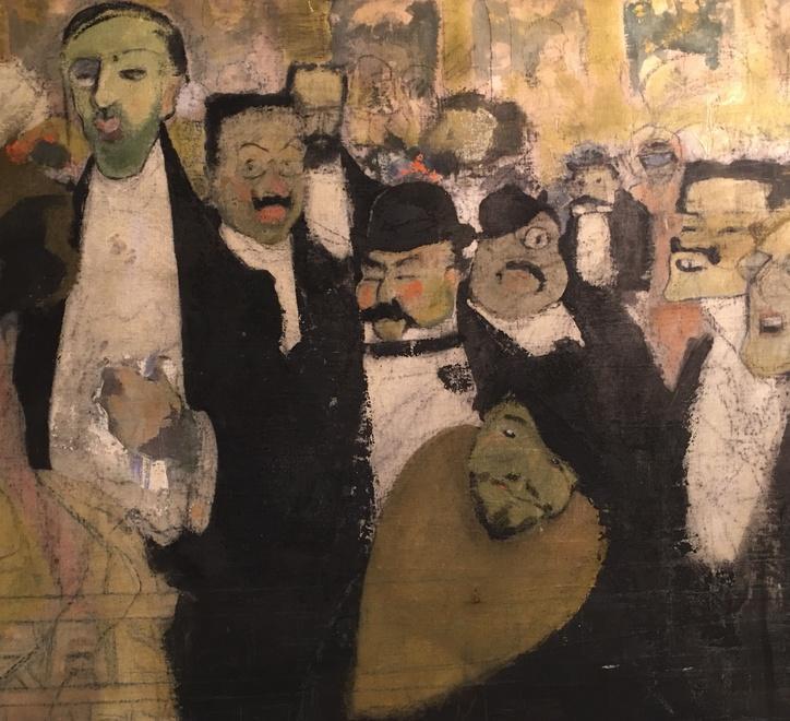 Il manifesto di un veglione firmato da Giuseppe Biasi