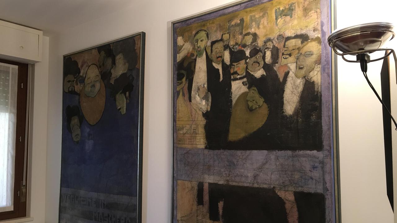 I due dipinti di Giuseppe Biasi del 1905