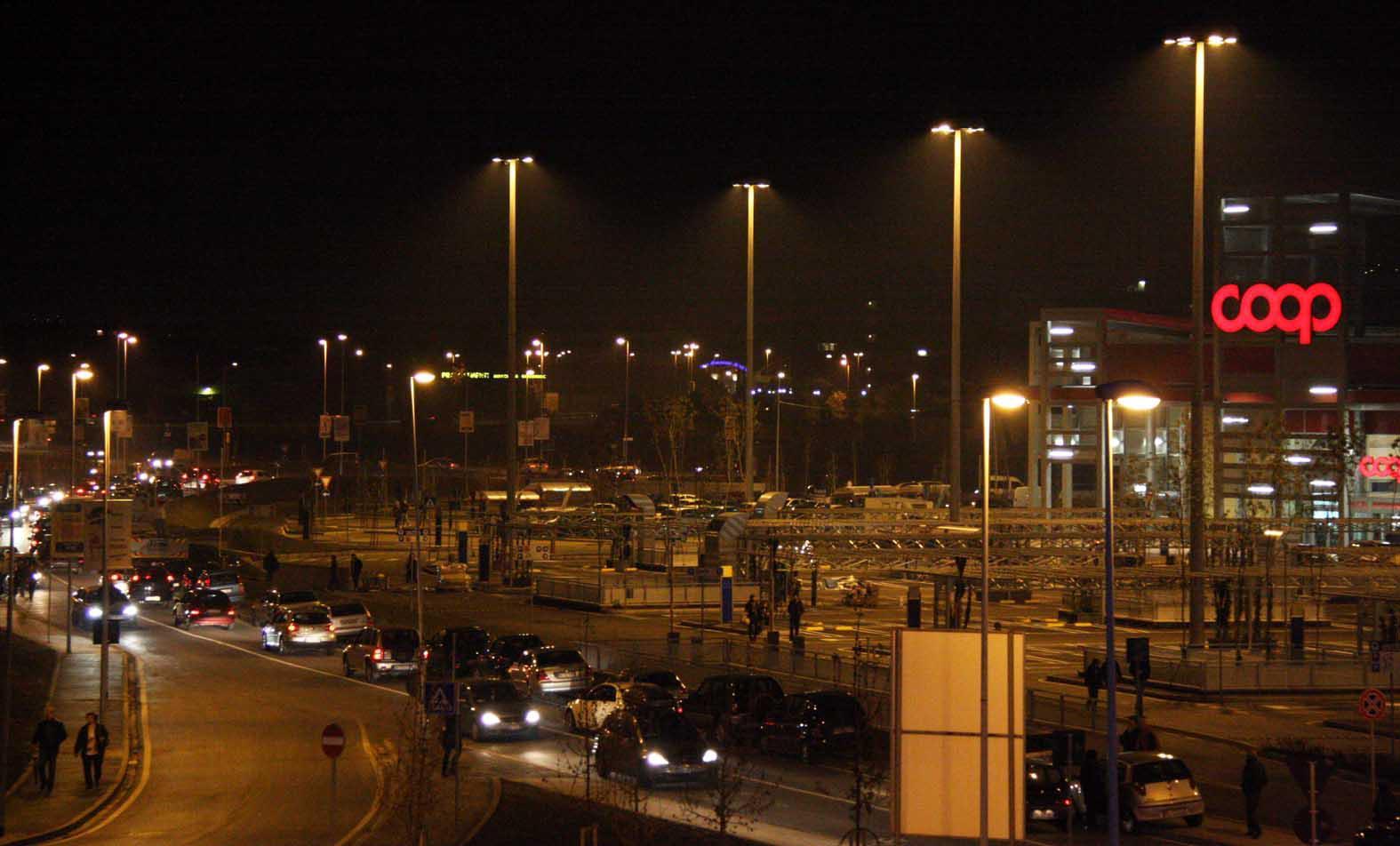 Il parcheggio del Parco Prato