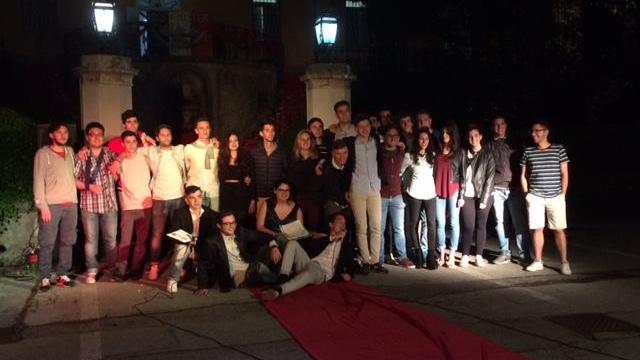 Foto di gruppo per gli studenti dell'istituto agrario Anzilotti
