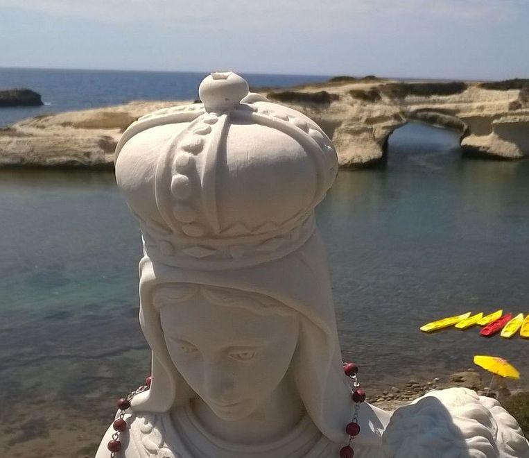 S’Archittu, danneggiata la statuetta della Madonna 