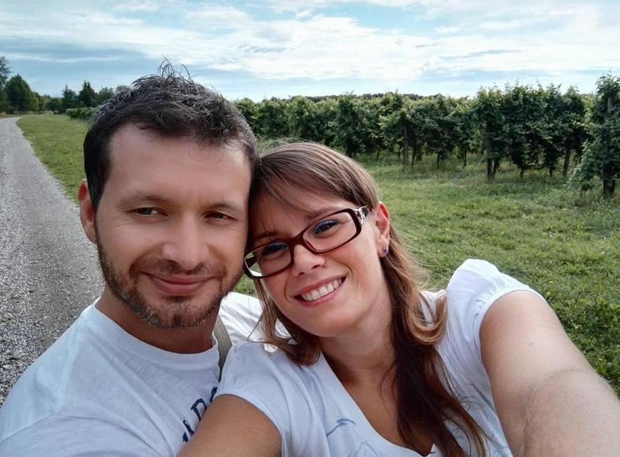 Manuel Venier e Michela Baldo in una foto pubblicata su Facebook