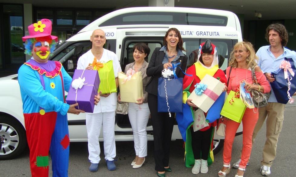 Tanti giochi per i bambini di pediatria