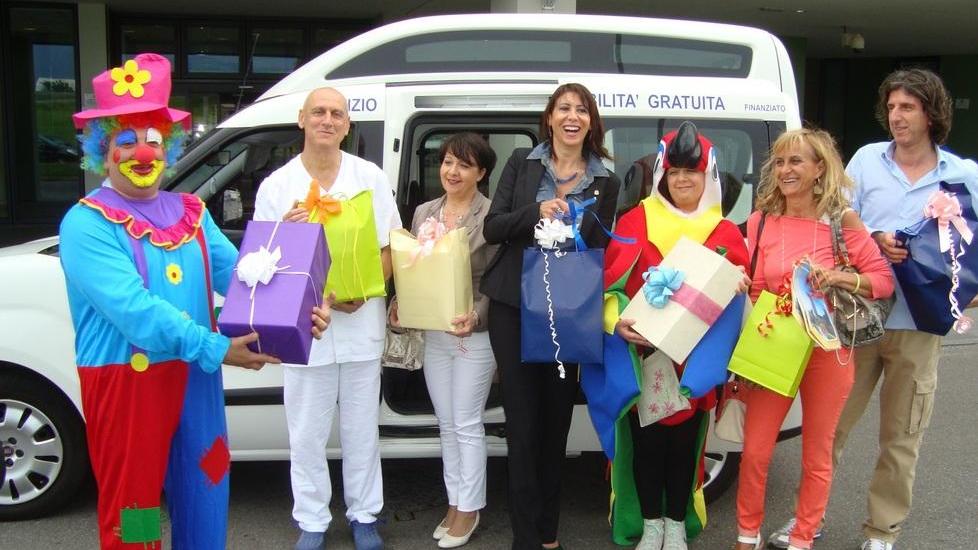 Tanti giochi per i bambini di pediatria