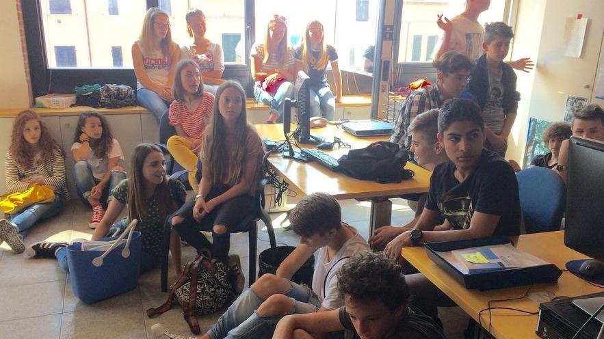 Gli studenti di 3ª media redattori per un giorno