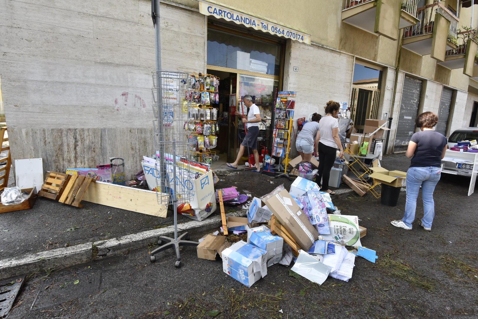 Allagamenti nella zona delle Regioni (foto Bf)