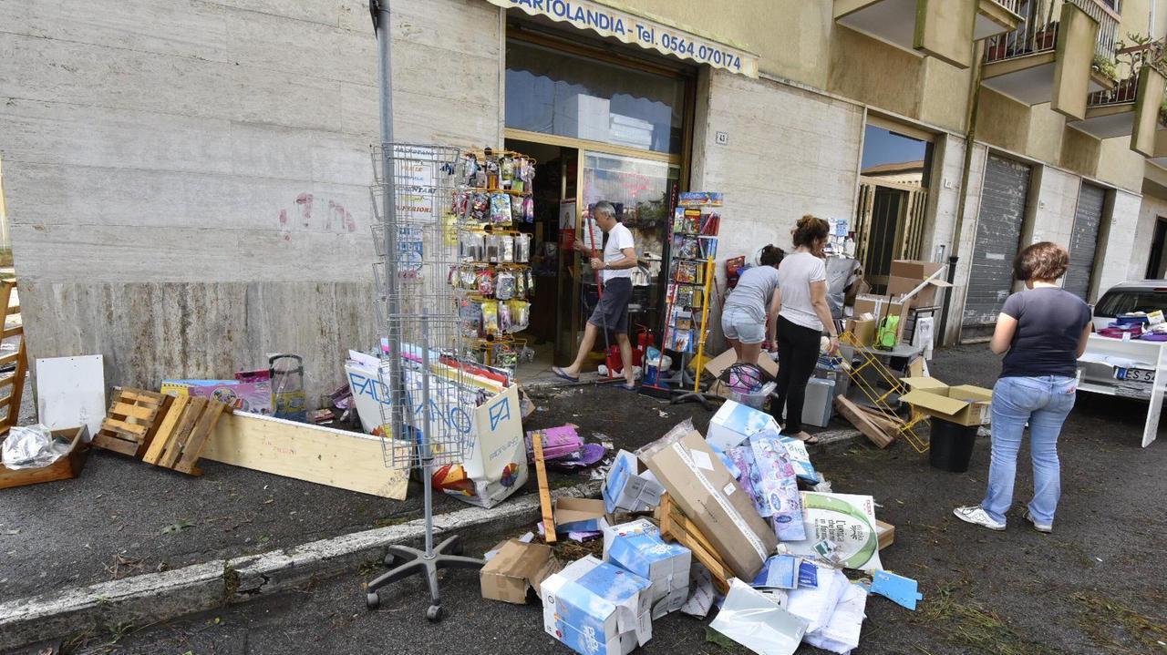 Allagamenti nella zona delle Regioni (foto Bf)