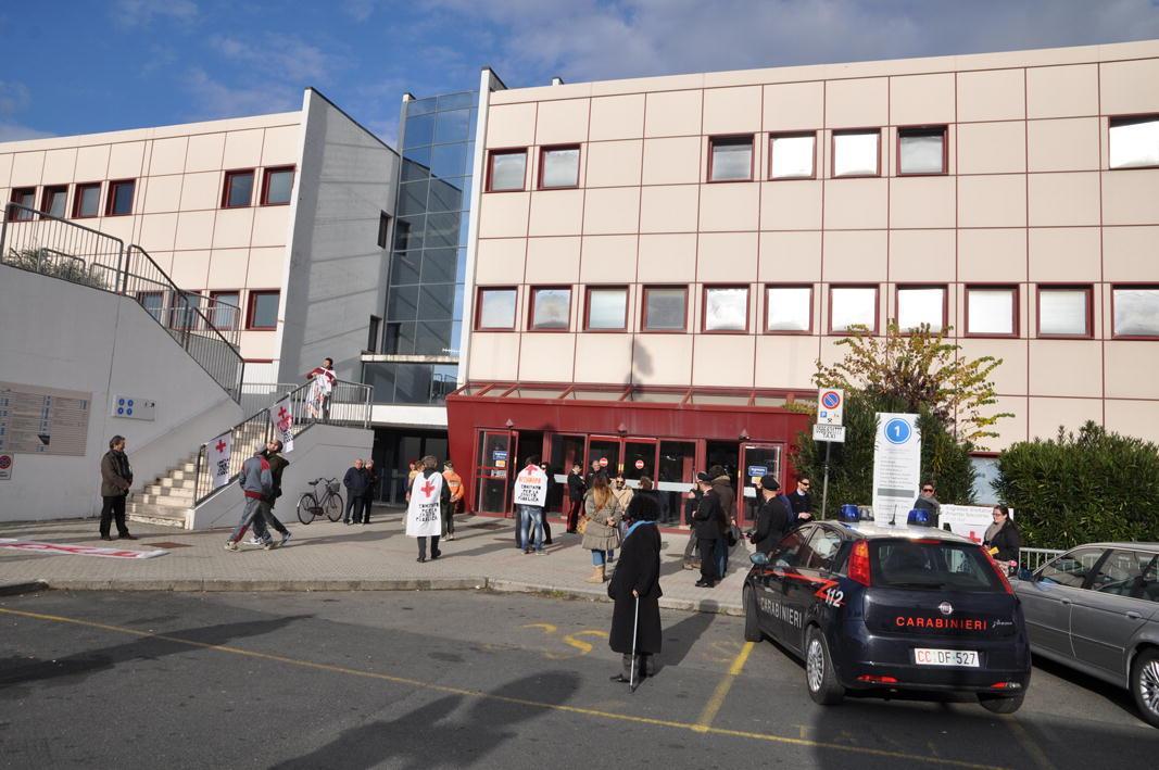 L'esterno dell'ospedale