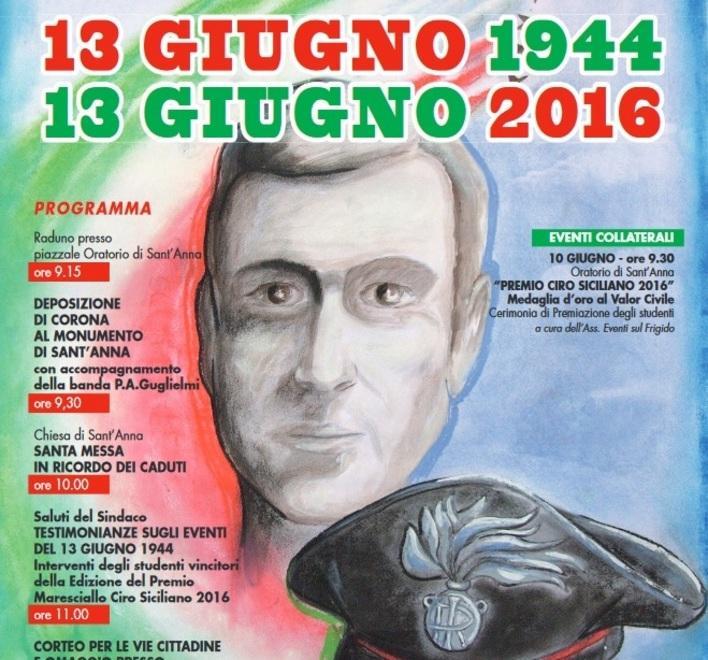 Ciro Siciliano, il martire di Massa Oggi la premiazione degli studenti