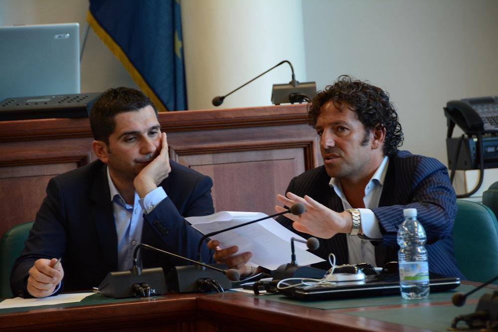 Giuseppe Meloni (Pd) e Giuseppe Fasolino (Forza Italia)