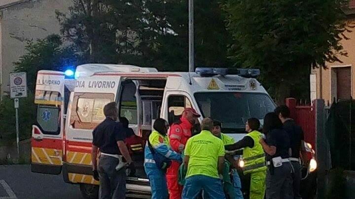 Un'ambulanza della Misericordia