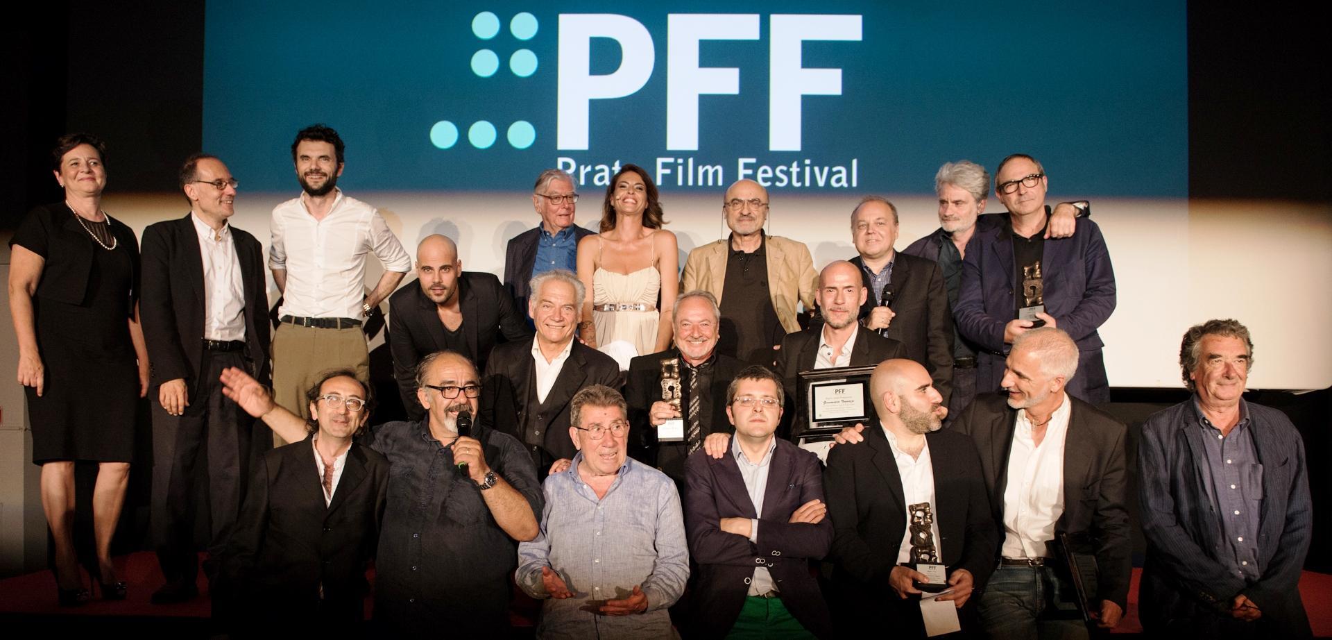 Prato film festival, foto di gruppo dei vincitori
