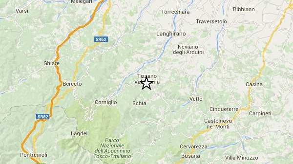 Scossa di terremoto in Appennino
