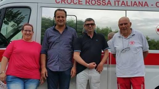 Nuova ambulanza per la Cri Oggi benedetta da don Tito