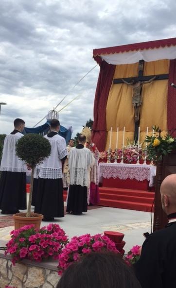 Mille fedeli alla messa del cardinale Burke