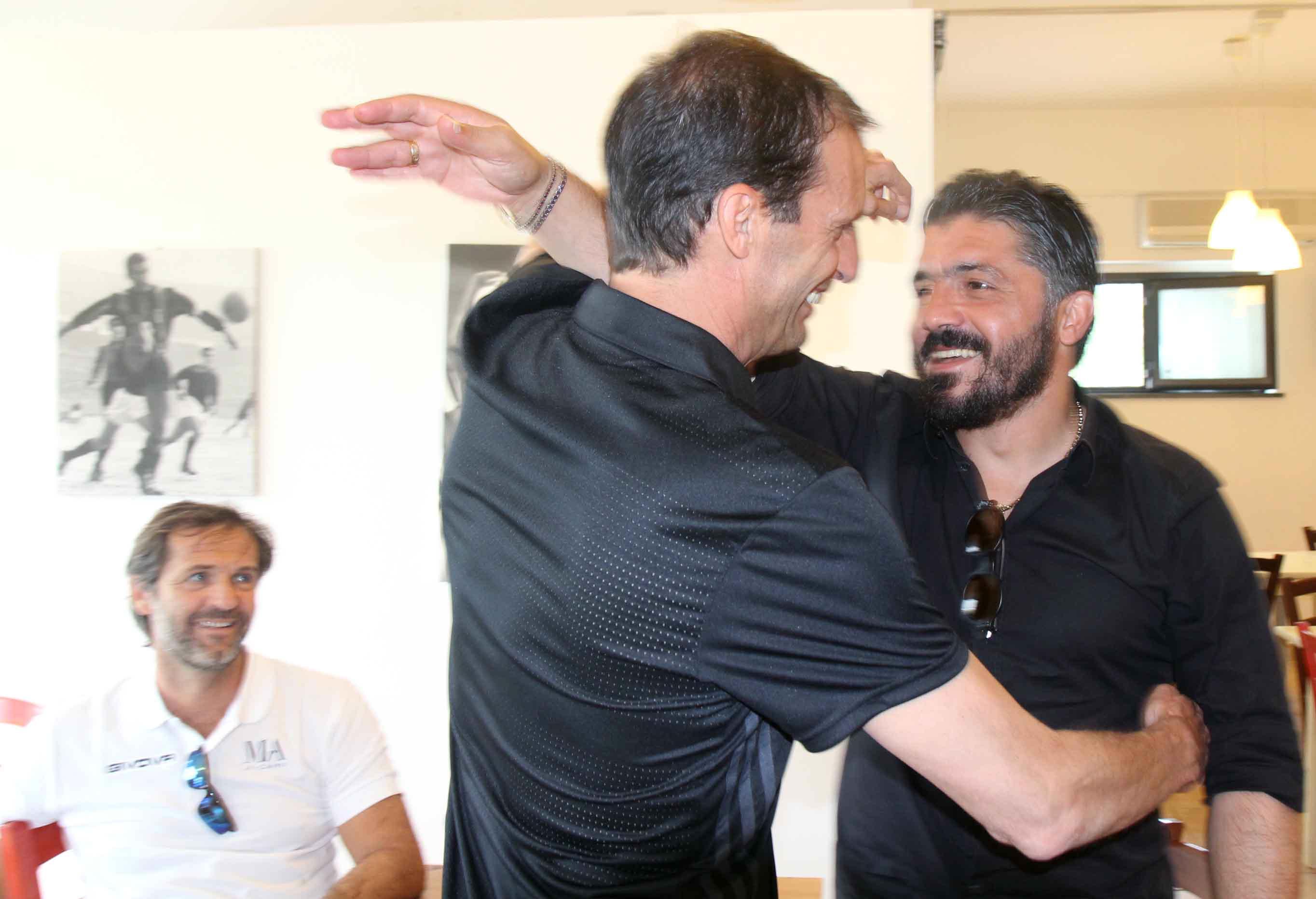 Gattuso a Livorno: ospite di Allegri al camp