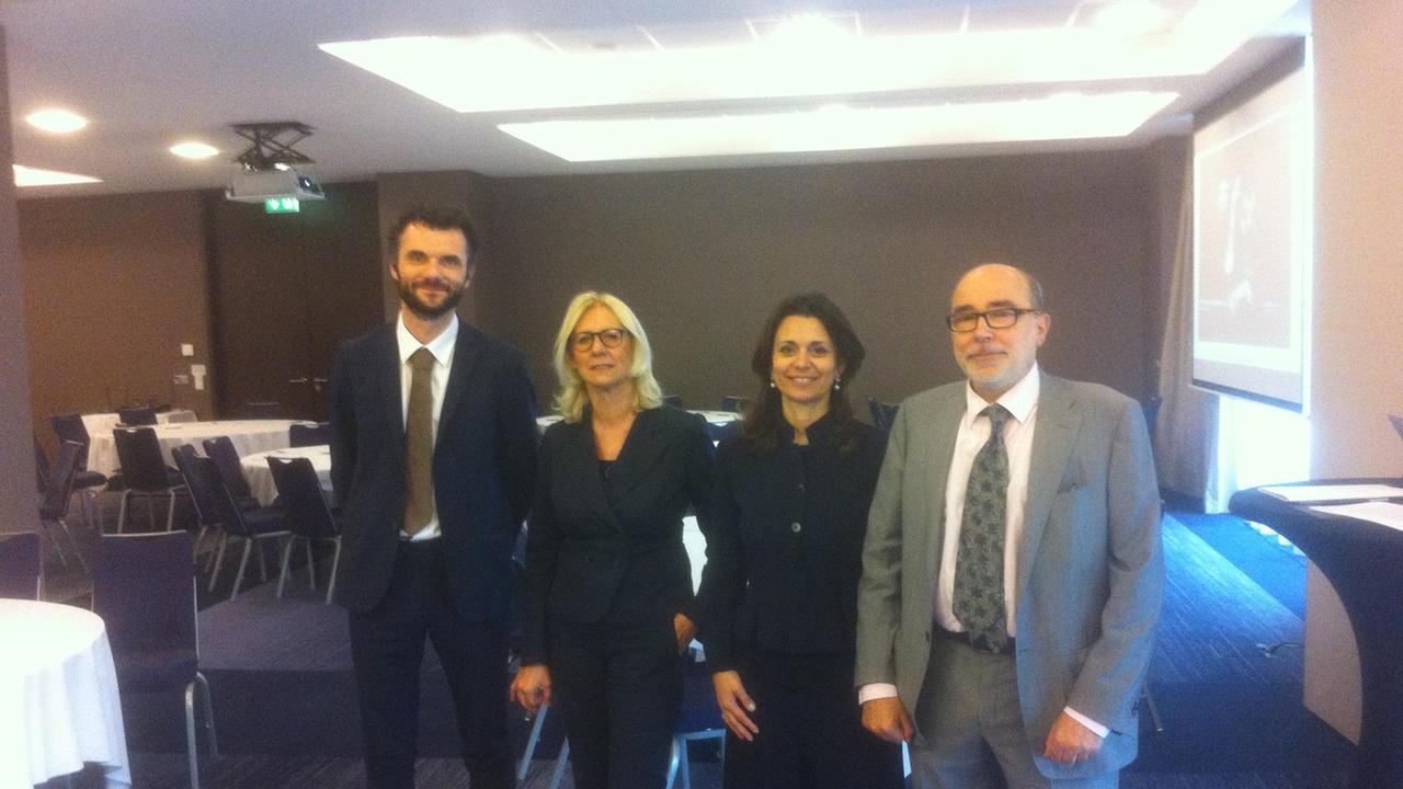 Il sindaco Matteo Biffoni, la vicepresidente della Regione Monica Barni, Irene Sanesi, il direttore Fabio Cavallucci