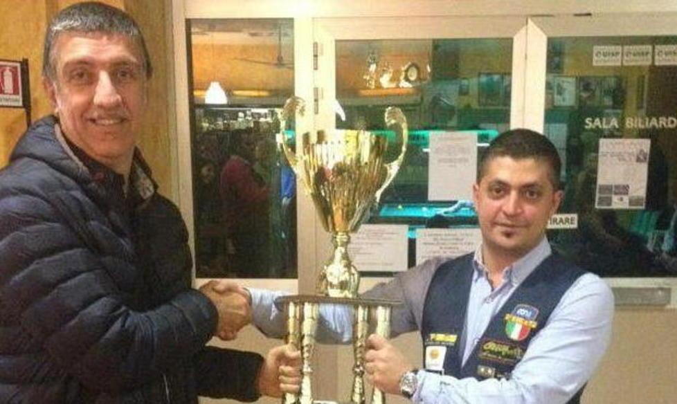 Biliardo, il big Andrea Quarta vince il memorial