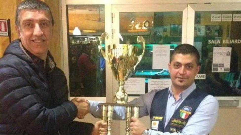 Biliardo, il big Andrea Quarta vince il memorial