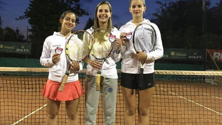 La squadra under 18 campionessa toscana