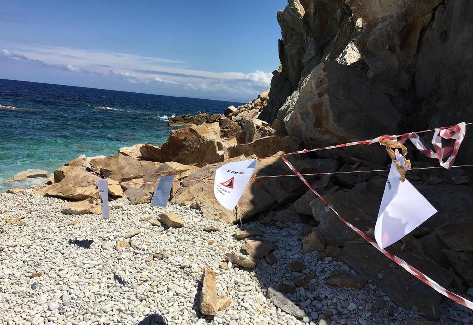 Frane sulla costa, la mappa del rischio 