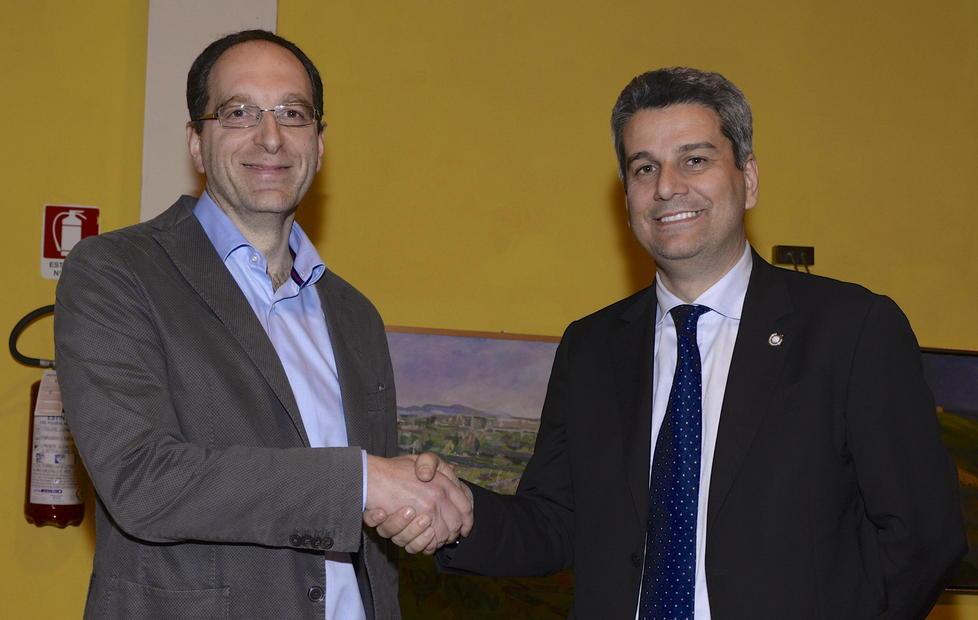 Da sinistra Lorenzo Mascagni e Paolo Borghi (foto Agenzia Bf)