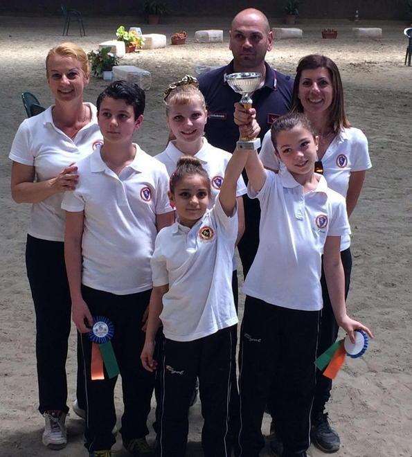Ai tricolori di volteggio la squadra carabinieri si mette in evidenza