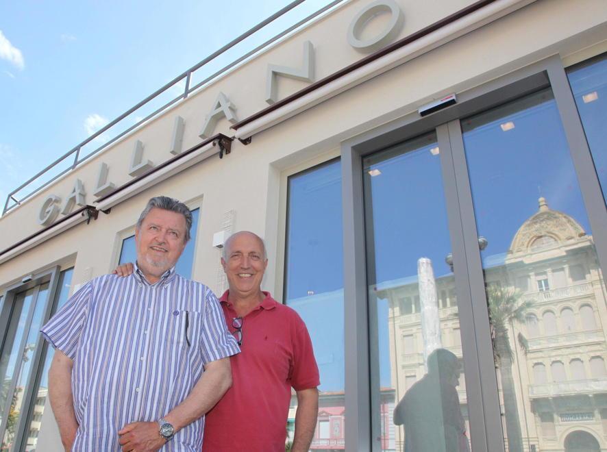 I fratelli Vannozzi, titolari del bar Galliano in Passeggiata a Viareggio