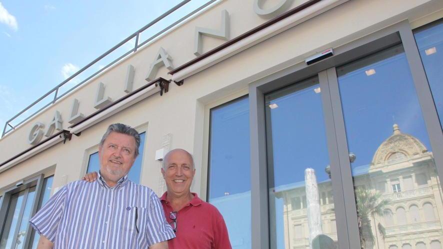 I fratelli Vannozzi, titolari del bar Galliano in Passeggiata a Viareggio