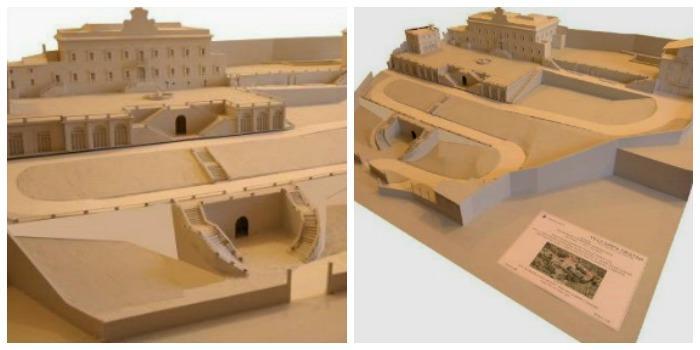 Il plastico della nuova Villa Santa Cristina