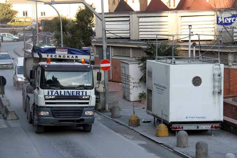 Camion a Carrara