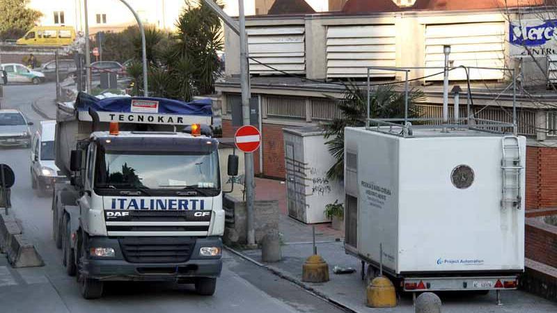 Camion a Carrara