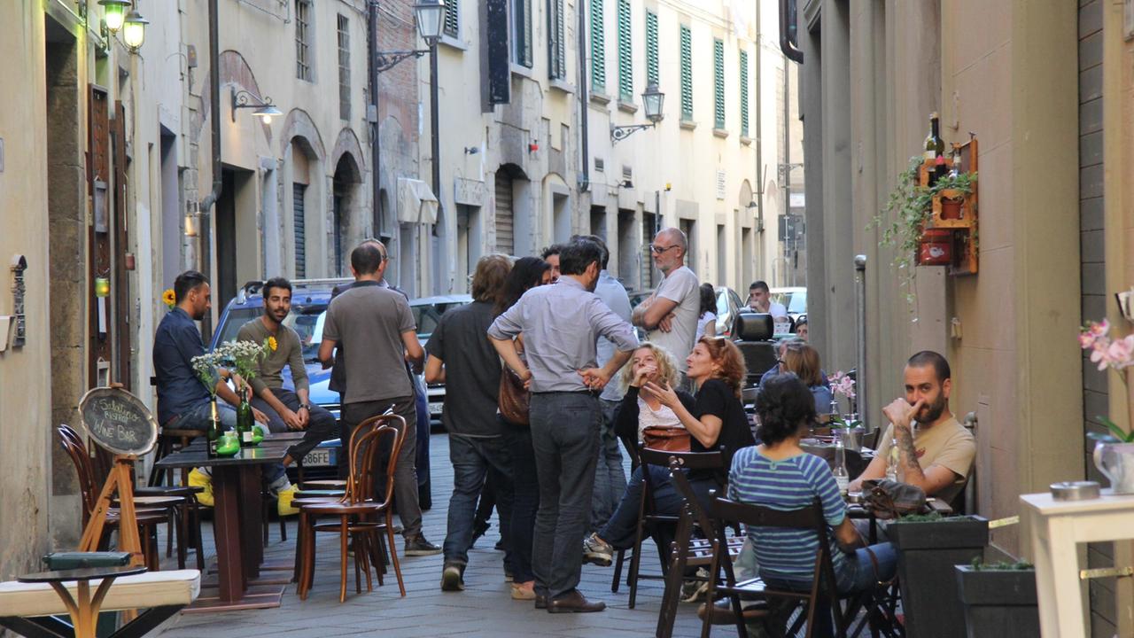Il tratto di via Settesoldi che verrà pedonalizzato