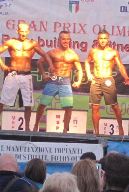 Muscoli in evidenza, culturisti al Gran Prix Olimpus