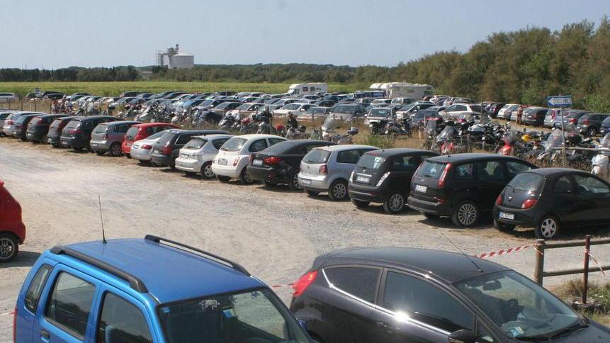 Uno dei parcheggi al Galafone